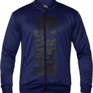 Gorilla wear pánská mikina ballinger track jacket navy blue/black - s