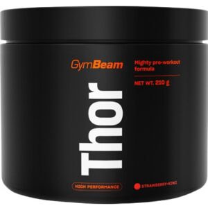 Gymbeam předtréninkový stimulant thor 210 g - jahoda/kiwi
