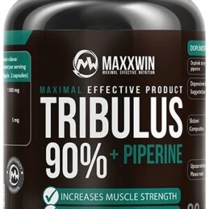 Maxxwin tribulus 90% + piperine 90 kapslí