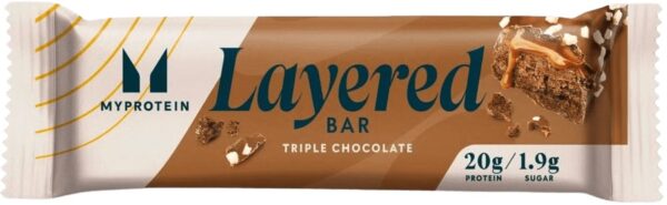 Myprotein layered protein bar 60 g - triple chocolate fudge
