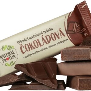 Natural protein proteinová tyčinka s kolagenem 50 g - čokoláda