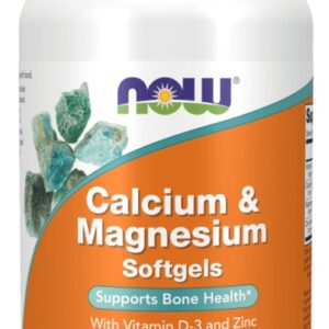 Now foods calcium & magnesium with vitamin d3 & zinc 120