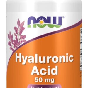 Now foods hyaluronic acid 50 mg + msm 60 kapslí
