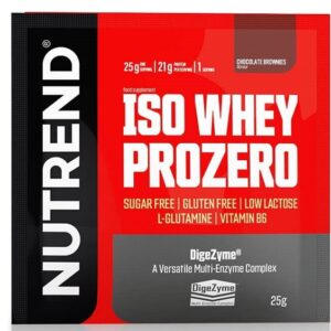 Nutrend iso whey prozero 25g - čokoládové brownies