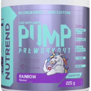 Nutrend pump 225 g - rainbow