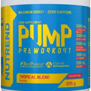 Nutrend pump 225 g - tropical blend