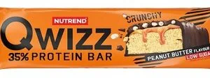 Nutrend qwizz protein bar 60 g - arašídové máslo