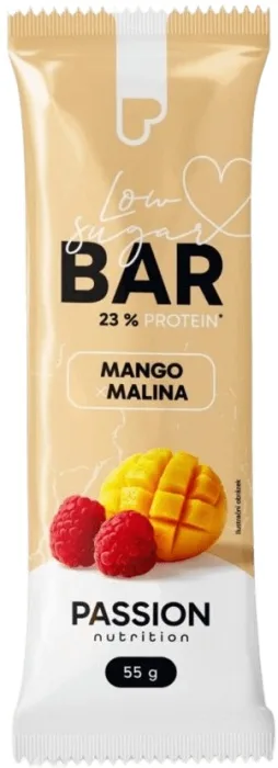 Passion nutrition protein bar low sugar 55 g