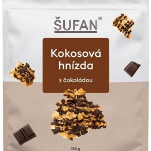 Šufan kokosová hnízda 170 g - s čokoládou