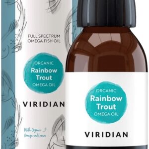 Viridian scandinavian rainbow trout oil 200ml organic
