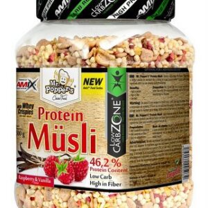Amix protein müsli 500 g - jahoda/vanilka
