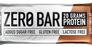Biotechusa zero bar 50 g - dvojitá čokoláda