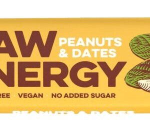 Bombus raw energy bar 50 g - arašídy/datle