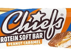 Chiefs protein soft bar 55 g - arašídy/ karamel