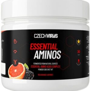 Czech virus essential aminos 360 g - červený pomeranč/ lesní ovoce
