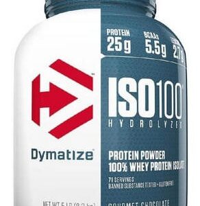 Dymatize iso 100 hydrolyzed whey protein isolate 2264 g - banán