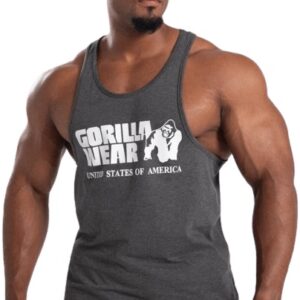 Gorilla wear pánské tílko classic dark gray