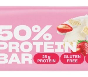 Gymbeam asap 50% protein bar 50 g - jahoda