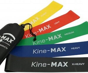 Kine-max mini loop resistance band kit posilovací guma set (5 ks -