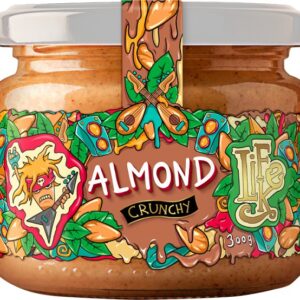 Lifelike mandlový krém 300 g - crunchy