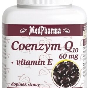 Medpharma coenzym q10 60 mg + vitamin e 67 kapslí