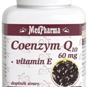 Medpharma coenzym q10 60 mg + vitamin e 67 kapslí