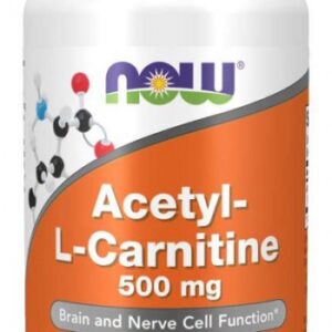 Now foods acetyl-l-carnitine 500 mg 50 kapslí