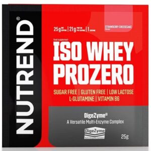 Nutrend iso whey prozero 25g - jahodový cheesecake