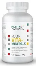 Nutriworks multi-vita-minerals 120 kapslí (77g)