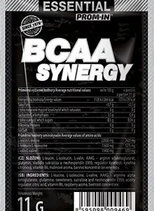 Prom-in essential bcaa synergy vzorek 11 g - malina