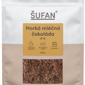 Šufán čokoláda 500 g - mléčná čokoláda