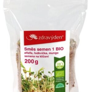 Zdravý den směs semen na klíčení 1 bio 200 g - alfalfa