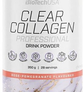 Biotechusa clear collagen professional 350 g - růže/granátové jablko