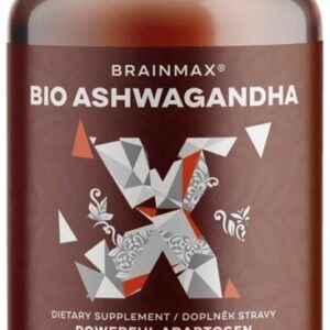 Brainmax bio ashwagandha (ašvaganda) 560 mg 100 rostlinných kapslí