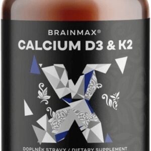 Brainmax calcium d3 & k2 vápník s vitamínem d3 & k2 90