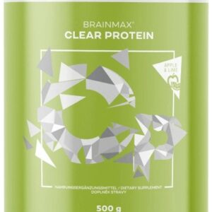 Brainmax clear protein 500 g - jablko/ limeta