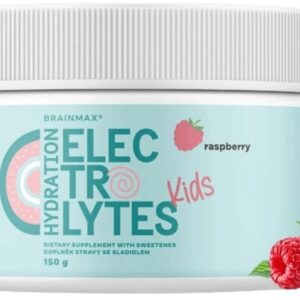 Brainmax kids hydratační elektrolyty 150 g - malina