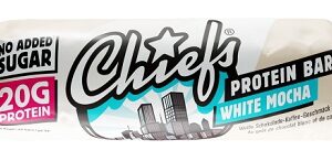Chiefs protein bar 55 g - white mocha
