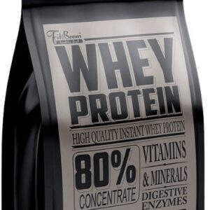 Fitboom whey protein 80 % 1000 g - lískový oříšek