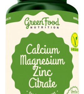Greenfood vápník hořčík zinek citrát 120 kapslí