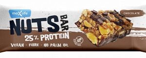 Maxsport max life nuts bar 40 g - čokoláda
