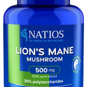 Natios lion's mane extract 500 mg 30% polysaccharides 90 kapslí