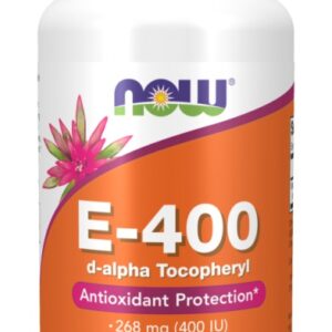 Now foods vitamin e-400 natural d-alfa-tokoferyl 400 iu 100 softgel