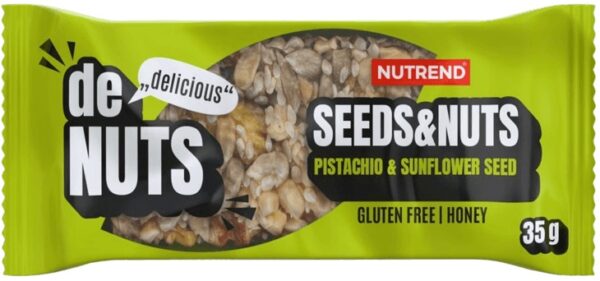 Nutrend denuts seeds & nuts 35 g - pistácie/slunečnice prošlé dmt
