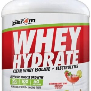 Per4m clear whey isolate + electrolytes 1800 g - jahoda/ limetka