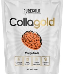 Puregold collagold + kys. hyaluronová 300 g - mango