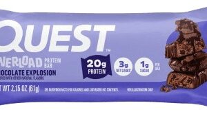 Quest nutrition overload protein bar 61 g - chocolate explosion