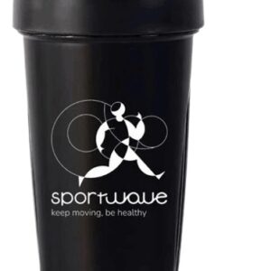 Sportwave šejkr 600 ml - černá