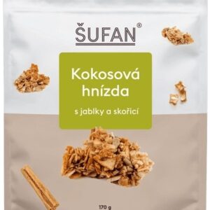 Šufan kokosová hnízda 170 g - s jablky