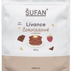Šufan lívance 250 g - čokoláda/ malina